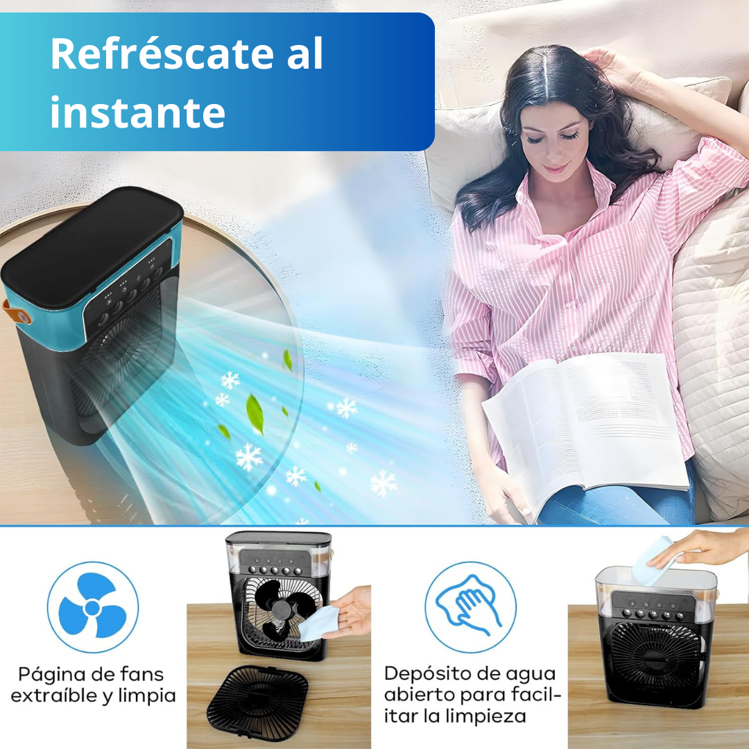 Ventilador 3 en 1🌫️❄️💨
