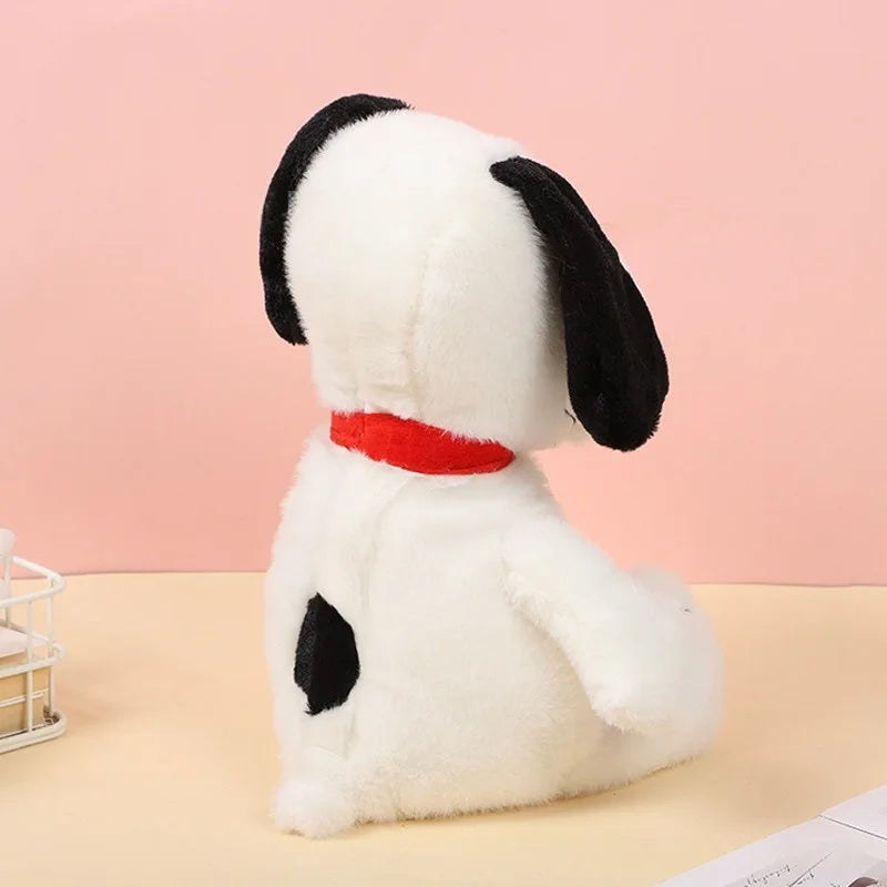 New Modes Baby Breathing Soothing Snoopy Dog  Sleeping Companion Music and Light Plush Doll Toy best Christmas gift ﻿